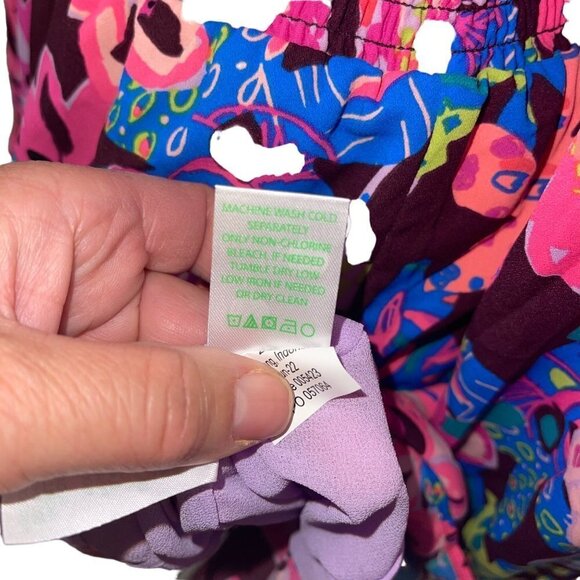 Lilly Pulitzer Womens Dress Size 4 Multicolor Stretch Cherry Ganache New - Picture 8 of 10